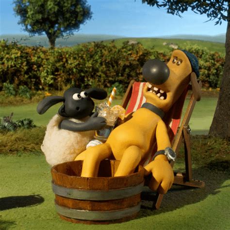 Tired Shaun The Sheep  By Aardman Animations Find And Share On Giphy