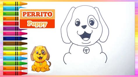 Como Dibujar Un Perro Paso A Paso Dibujo De Perrito How To Draw A