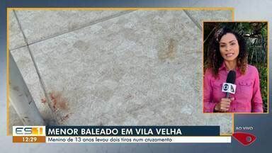 Gazeta Meio Dia Adolescente de 13 anos é baleado em Vila Velha