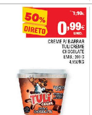 Promo O Creme P Barrar Tulicreme Chocolate G Em Continente