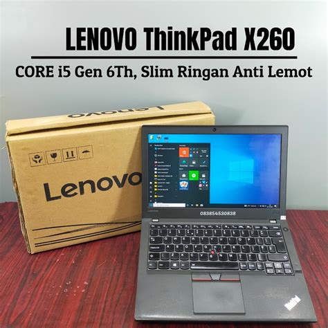 Jual Laptop Lenovo Thinkpad X260 Ultrabook Slim Shopee Indonesia