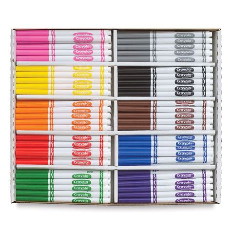 Crayola Fine Line Markers Assorted Colors Set Of 200 Michaels