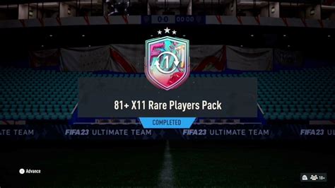 81 X11 RARE PLAYERS PACK FIFA 23 YouTube