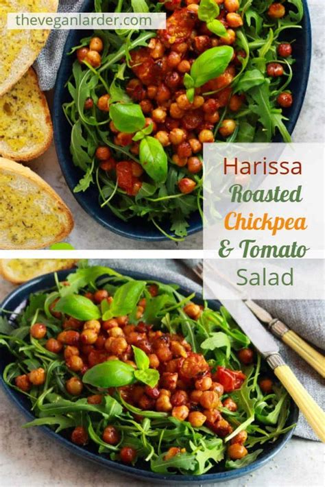 Harissa Roasted Chickpea Tomato Salad Recipe Asparagus Dishes