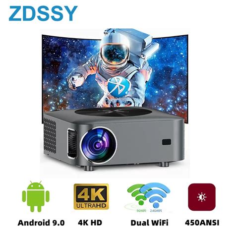 ZDSSY X2 Native 1080P Projector Android 9 0 450ANSI 2 4G 5G Dual WiFi