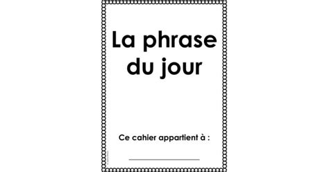 La Phrase Du Jour