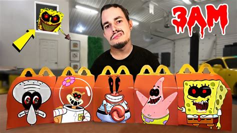 Comprei Todos Os Monstros Bob Esponja Happy Meals No McDonalds