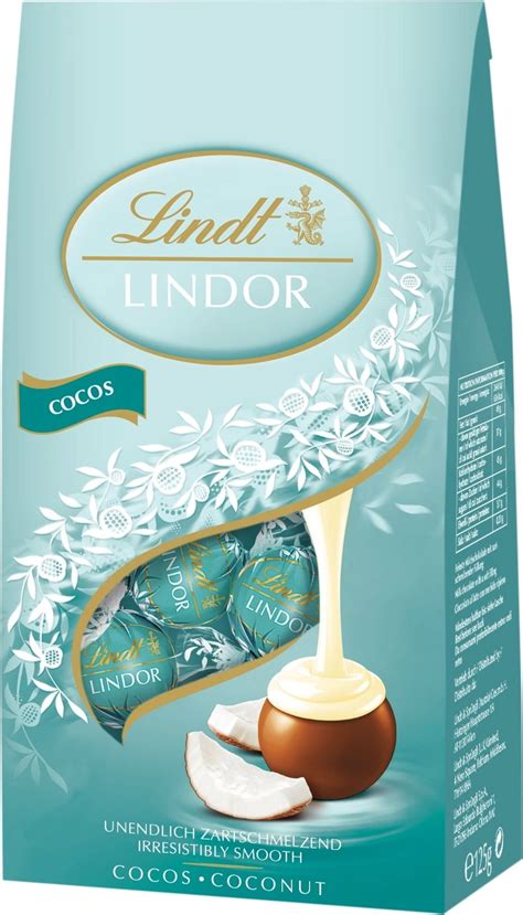 Lindt Lindor Coconut Chocolates 125 G Piccantino Online Shop