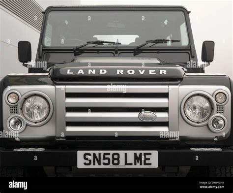 Land Rover Defender Svx Hardtop Th Anniversary Edition Stock Photo