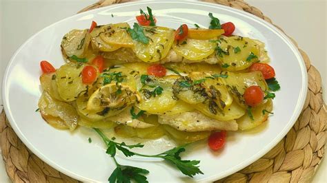 Filetto Di Merluzzo Su Letto Di Patate Un Piatto SANO E GUSTOSO