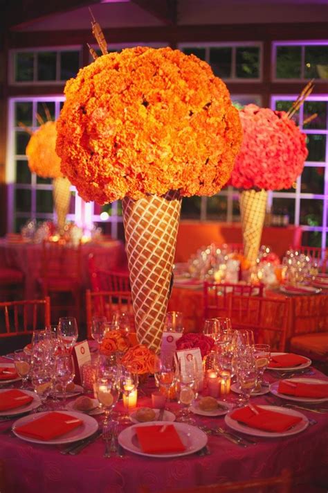 Ice Cream Cone Centerpieces Jamie Watts Photography By Diana Gould