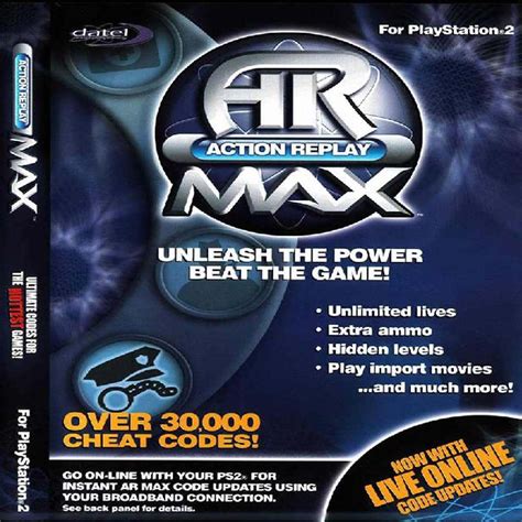 Action Replay MAX Version 3 34 สตรโกงเกมส สำหรบ PS2 แผน DVD