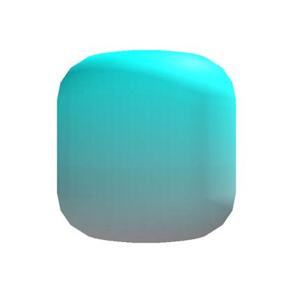 Cyan Gradient Head [Color Change] - Roblox