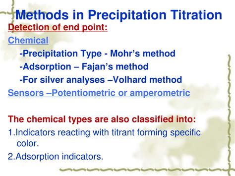 Ppt Precipitation Titration Powerpoint Presentation Free Download Id 9206252