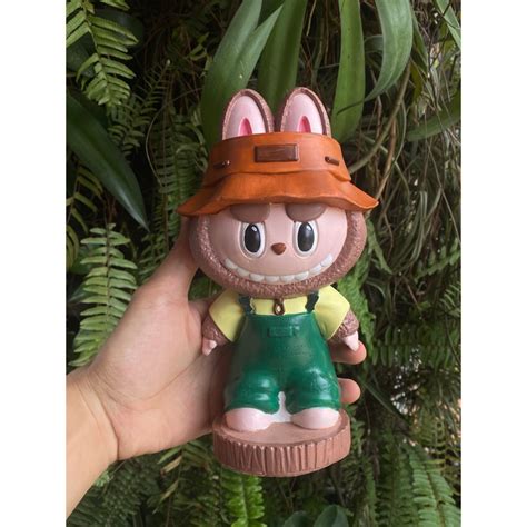 MỚI LABUBU tượng thạch cao tô màu HOT TREND Shopee Việt Nam