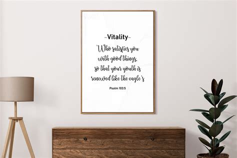 Psalm Vitalit T Religi Ses Geschenk Bibel Vers Kunst Etsy