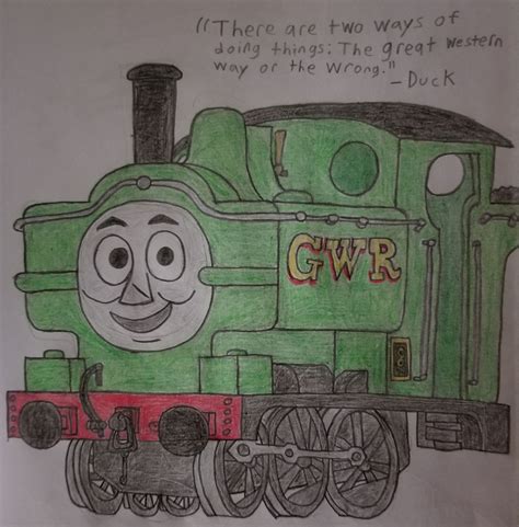 Duck The Great Western Engine By Skrallhunter On Deviantart