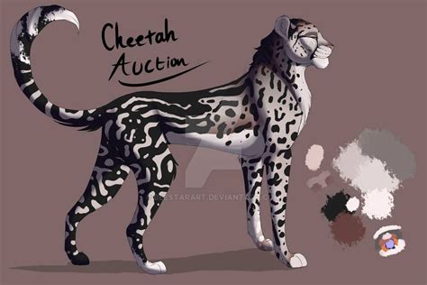 Cheetah AUCTION CLOSED By BeeStarART On DeviantArt Warrior Cats Art