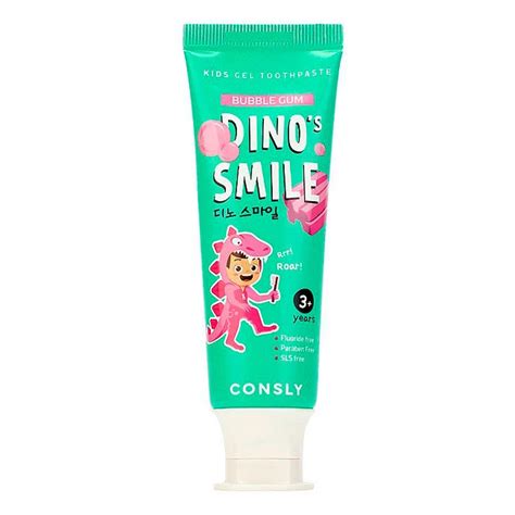 Паста зубная детская CONSLY Dino's Smile Kids Gel Toothpaste | Купить в ...