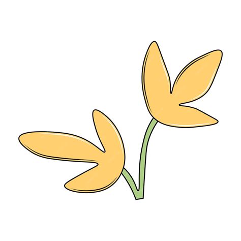 Premium Vector Cartoon Vintage Twig In Doodle Style