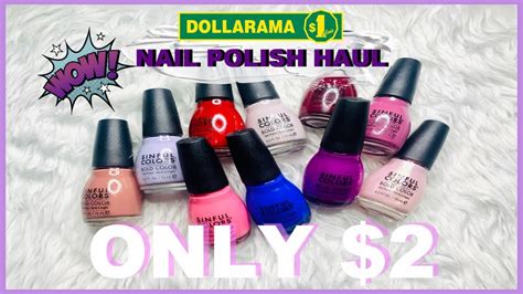 Dollar Store Nail Polish Haul Sinful Colors Nail Polish Swatches