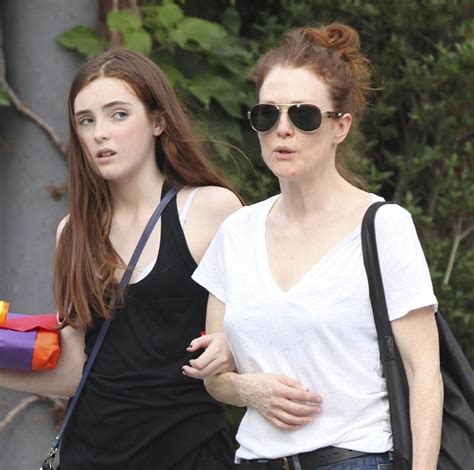 JULIANNE MOORE Out Shopping with Her Daughter in New York 06/19/2015 ...