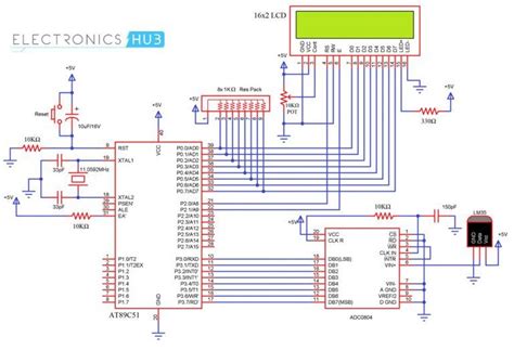 Digital temperature sensor circuit – Artofit