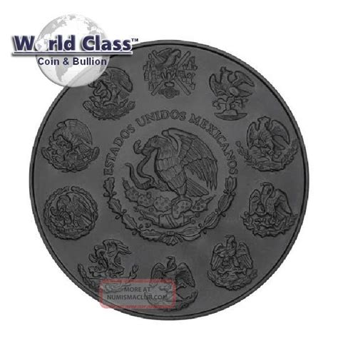 Burning Libertad Black Ruthenium Oz Silver Coin Mexico