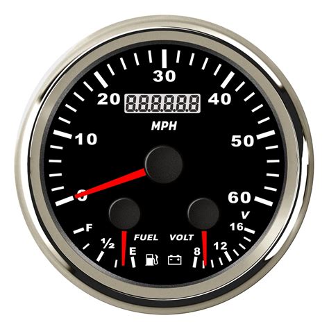 In Multi Functional Mm Gauge Gps Speedometer Fuel Level Voltmeter