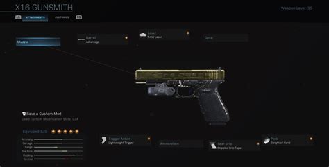 Best Handguns Pistols Attachments In Cod Modern Warfare And Warzone