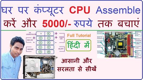 How To Assemble Build Computer Cpu Tutorial Step By Step