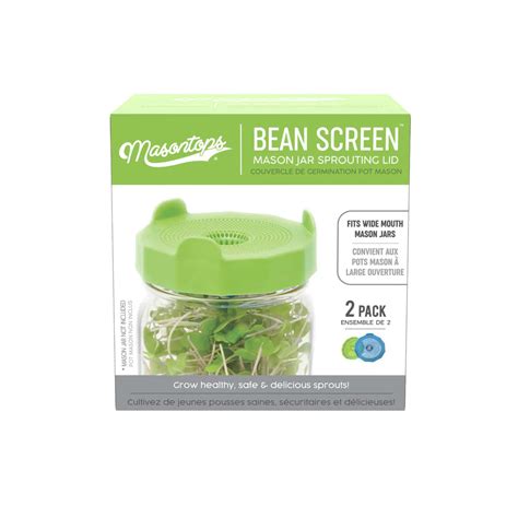 Masontops Wide Mouth Bean Screens Sprouting Lids Set Of 2 Buy Online