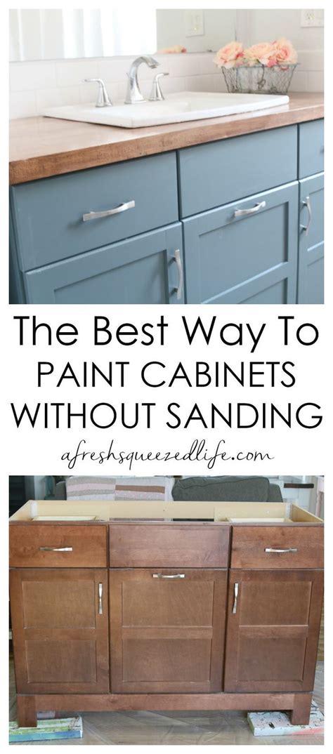 How To Paint Old Kitchen Cabinets Without Sanding Kitchen Info