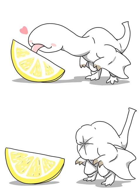 Khezu Everyones Favourite Monster Trying Lemon The First Time 9GAG