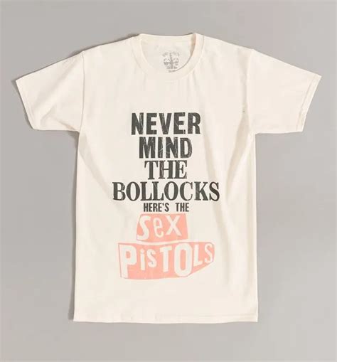 Sex Pistols Never Mind The B Llocks Distressed Natural T Shirt