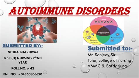 Solution Nitika Autoimmune Disorder Ppt Autosaved Studypool