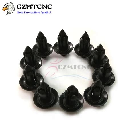 Rebite Preto Para Adorno De Corpo De Carenagem Rebite Preto De 4mm 5mm