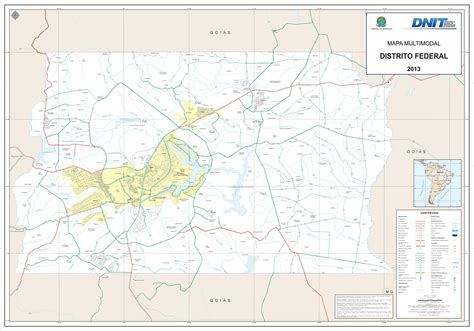 Mapa de carreteras del Distrito Federal Tamaño completo Gifex