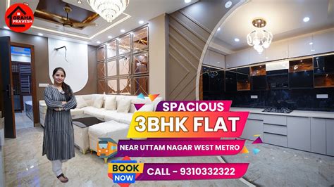 Luxurious Bhk Gaj Flat In Uttam Nagar West With Lift Parking