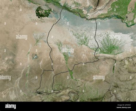 Jawzjan, province of Afghanistan. High resolution satellite map Stock ...