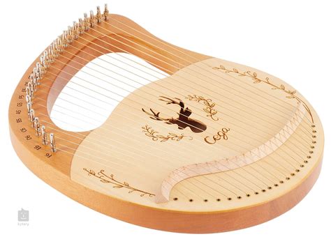 CEGA Lyre Harp 24 String Natural Lyra