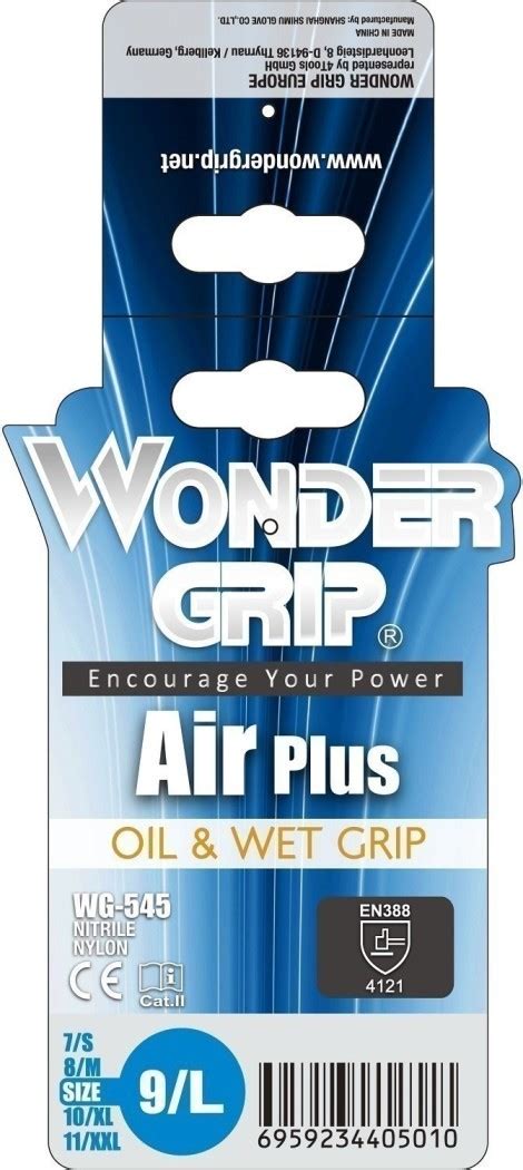 Wonder Grip Wg Air Plus Nitrile Coated Gloves Palmflex