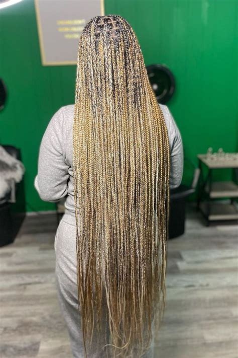 Pin On Trendy Looks For Mixed Blonde Knotless Braids