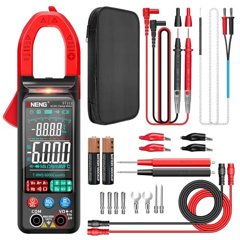 Aneng Clamp Meter Multimeter Tester Auto Ranging Trms 6000 Counts Acdc