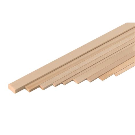 Amati Model Limewood Strip 2x6 Strips And Rods 100 Cm