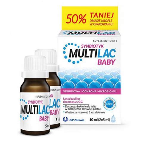 Multilac Baby Synbiotyk Probiotyk Dla Dzieci X Ml Allegro Pl