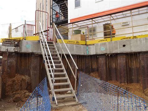 J Safe Safe Site Movement Alu Stair In Cofferdam J Safe Ltd