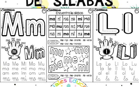 Mi Primer Cuadernillo de Sílabas Materiales Educativos para Maestras