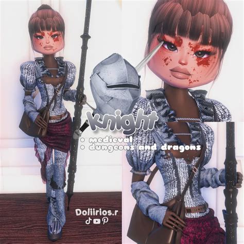 Dti Knight Outfit ᡣ𐭩 Dress To Impress Knight Outfit Aesthetic