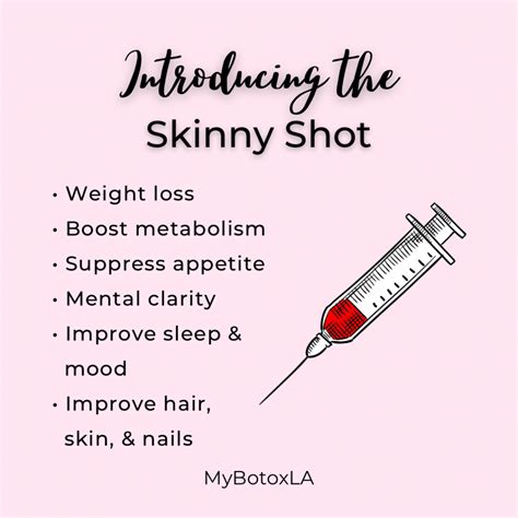 Lipotropic Injections The Skinny Shot My Botox LA Med Spa News Articles